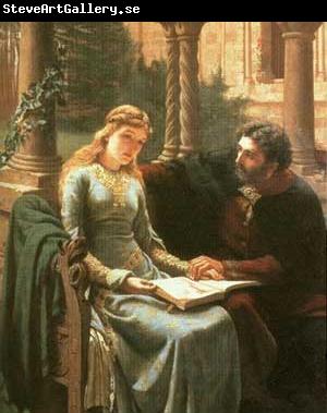 Edmund Blair Leighton Abaelard und seine Schulerin Heloisa